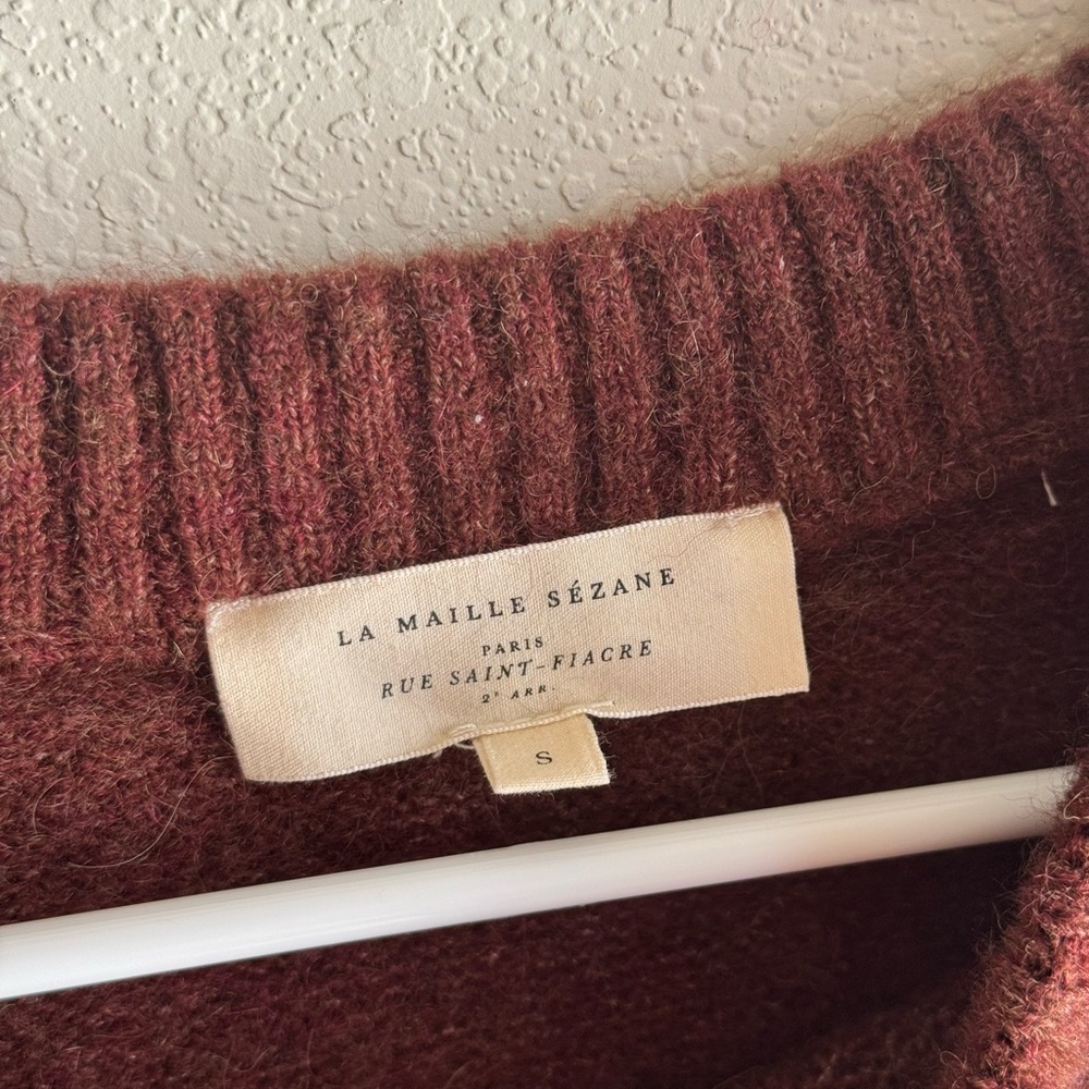 Sezane Mocha Amiel Sweater - Picture 8 of 8